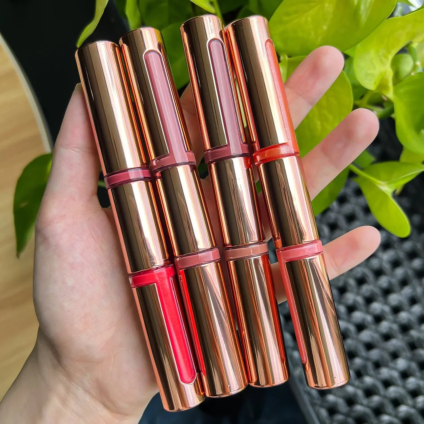 ended lip gloss 2 in 1 liquid lipstick