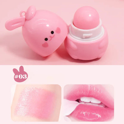 rabbit color changing moisturizing lip balm