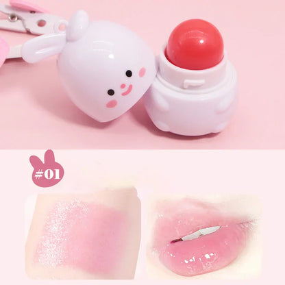 rabbit color changing moisturizing lip balm