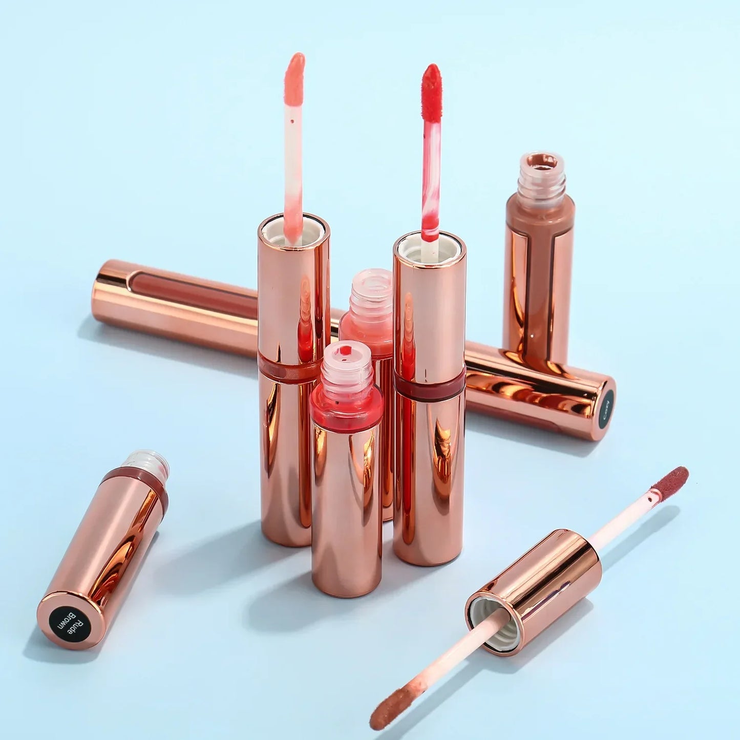 ended lip gloss 2 in 1 liquid lipstick