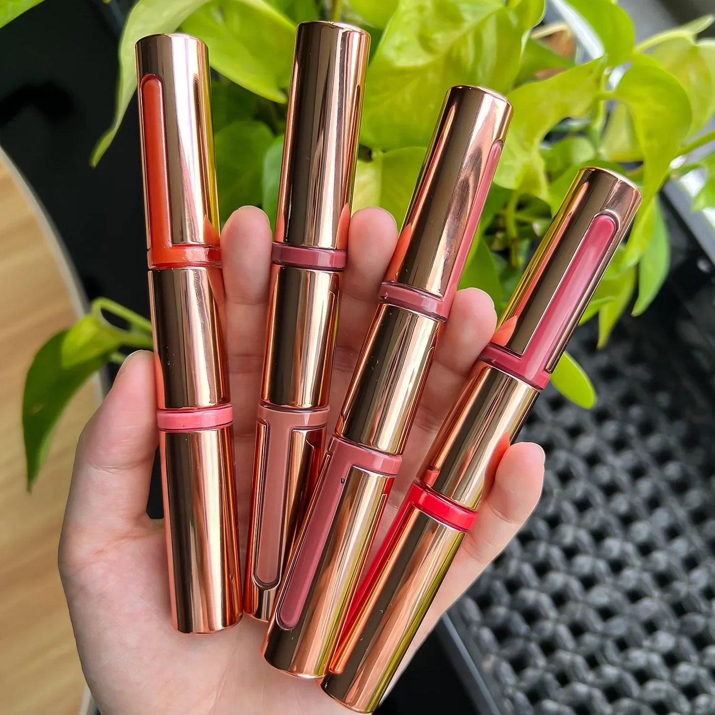 ended lip gloss 2 in 1 liquid lipstick
