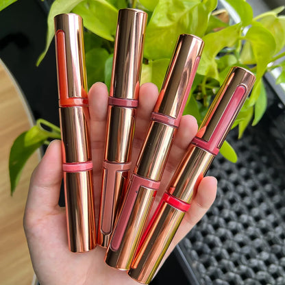 ended lip gloss 2 in 1 liquid lipstick